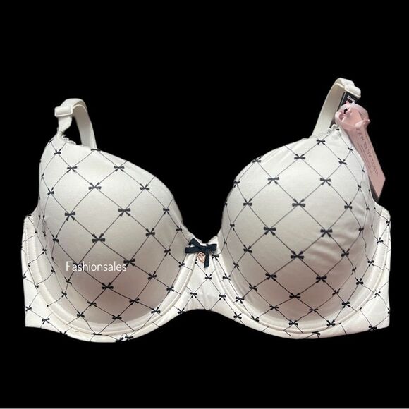 Victoria’s Secret Supersoft Body Lined Satiny Demi bra off white 32DDD - Picture 2 of 4